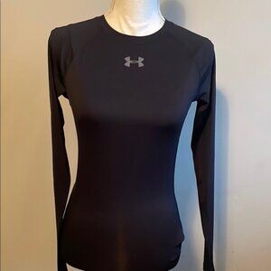 Under Armour Black Fitted Long Sleeve Tee